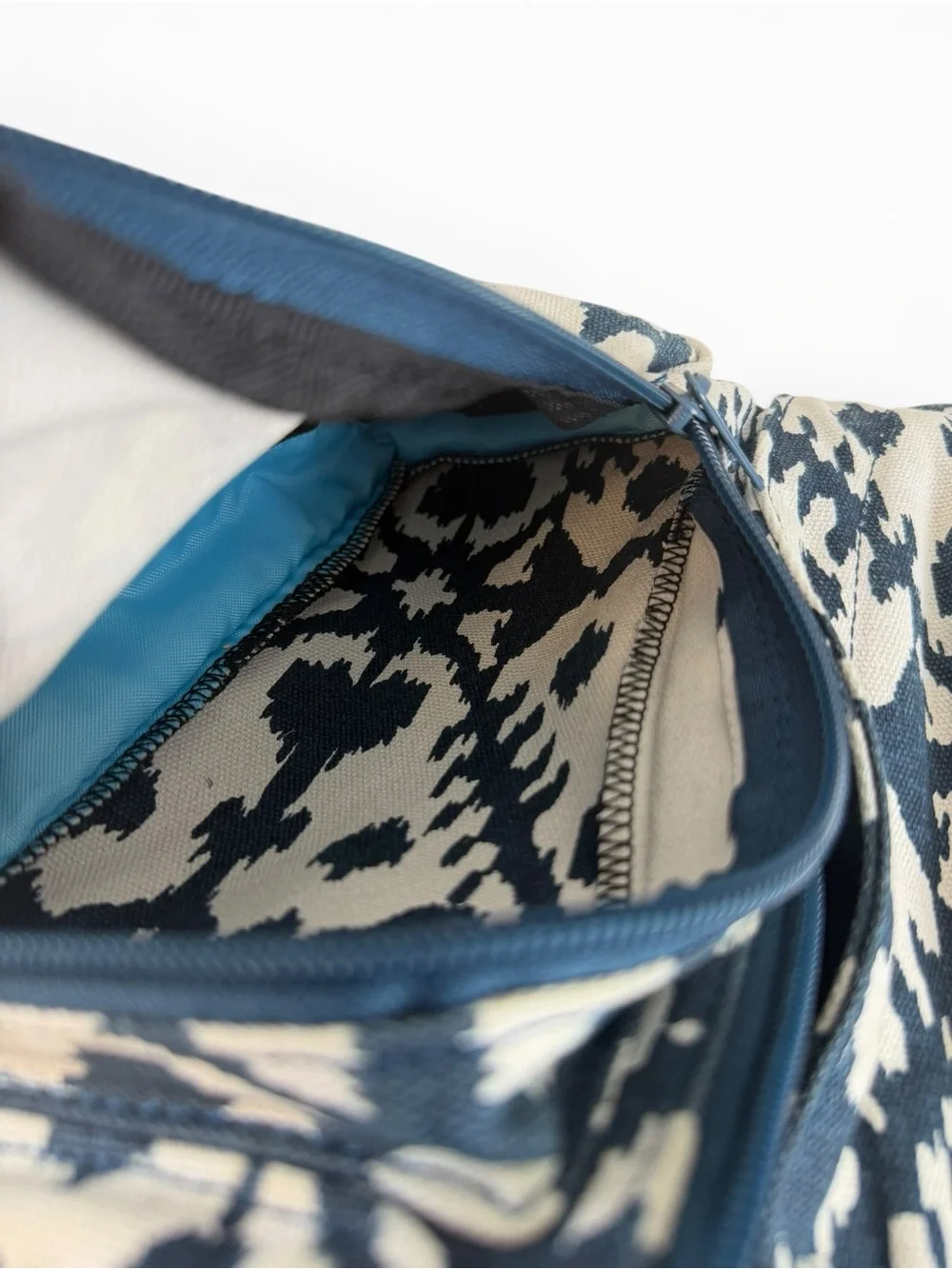 KAVU Rope Sling Bag Ikat Print Canvas Crossbody Backpack